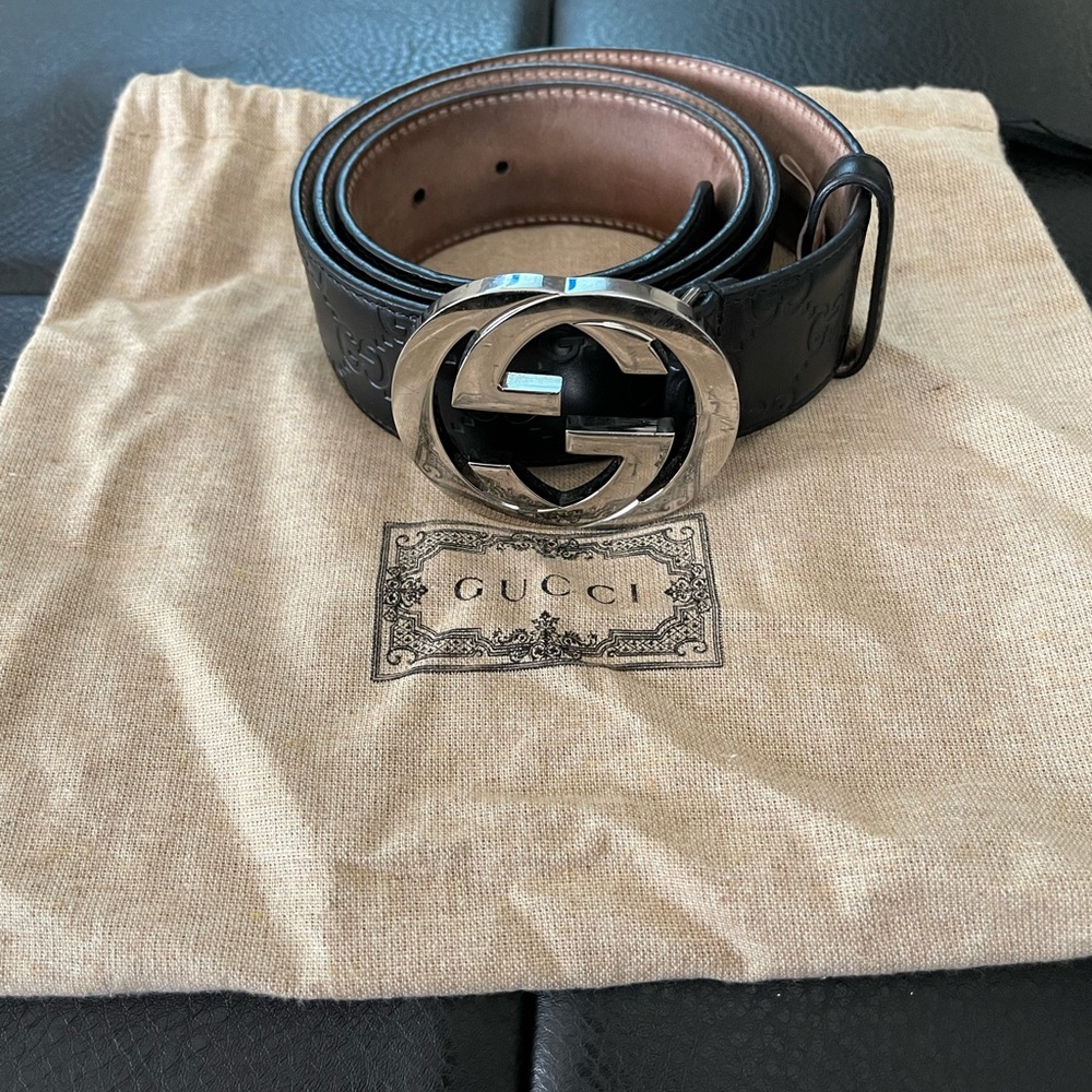 Gucci Signature Leather Belt